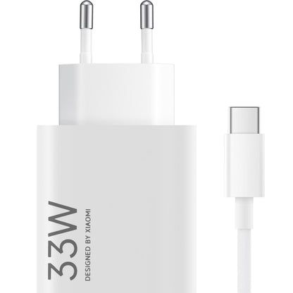 Sieťová nabíjačka s káblom USB-C Xiaomi, 33W, 3A, 1 x USB-A, Biela BHR9956EU