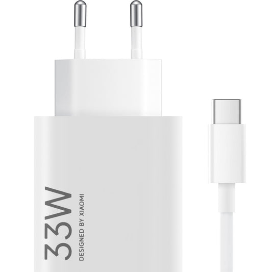 Sieťová nabíjačka s káblom USB-C Xiaomi, 33W, 3A, 1 x USB-A, Biela BHR9956EU