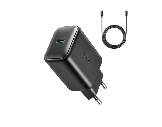 Sieťová nabíjačka s káblom USB-C Joyroom JR-TCF23, 25W, 3A, 1 x USB-C, čierna