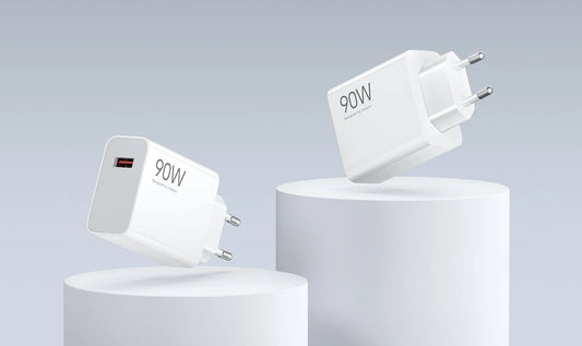 Sieťová nabíjačka s káblom USB-C Xiaomi, 90W, 6.1A, 1 x USB-A, Biela