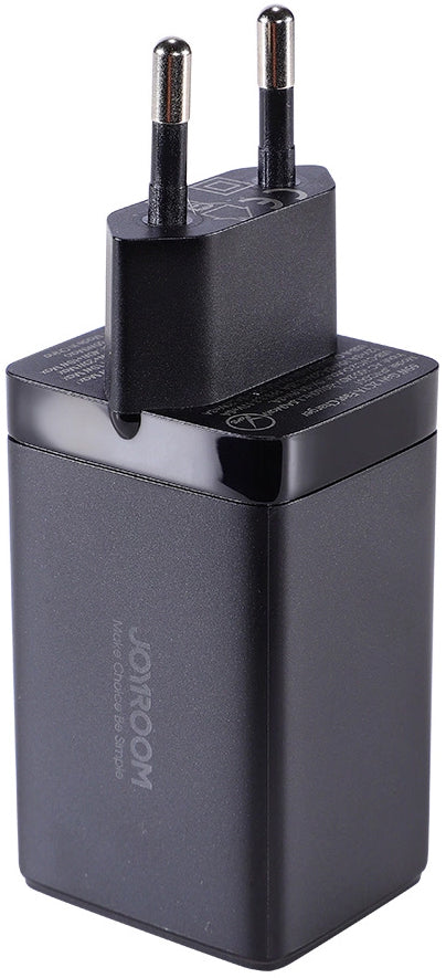 Sieťová nabíjačka s káblom USB-C Joyroom TCG01, 65W, 3.25A, 1 x USB-A - 2 x USB-C, Čierna