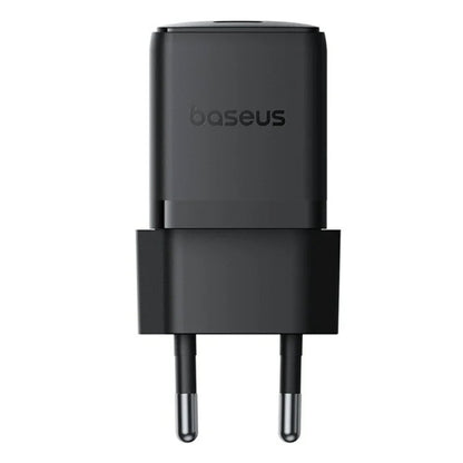 Sieťová nabíjačka s káblom USB-C Baseus Palm, 20W, 3A, 1 x USB-C, Čierna P10111602113-01