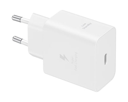 Sieťová nabíjačka s káblom USB-C Samsung, 45W, 4.05A, 1 x USB-C, Biela EP-T4511XWEGEU
