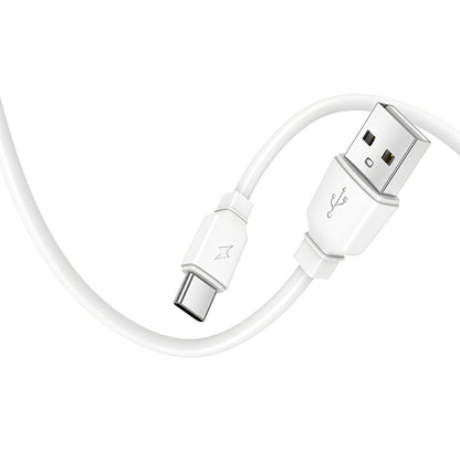 Sieťová nabíjačka s káblom USB-C Prestico F15S-C, 30W, 3A, 1 x USB-C, Biela