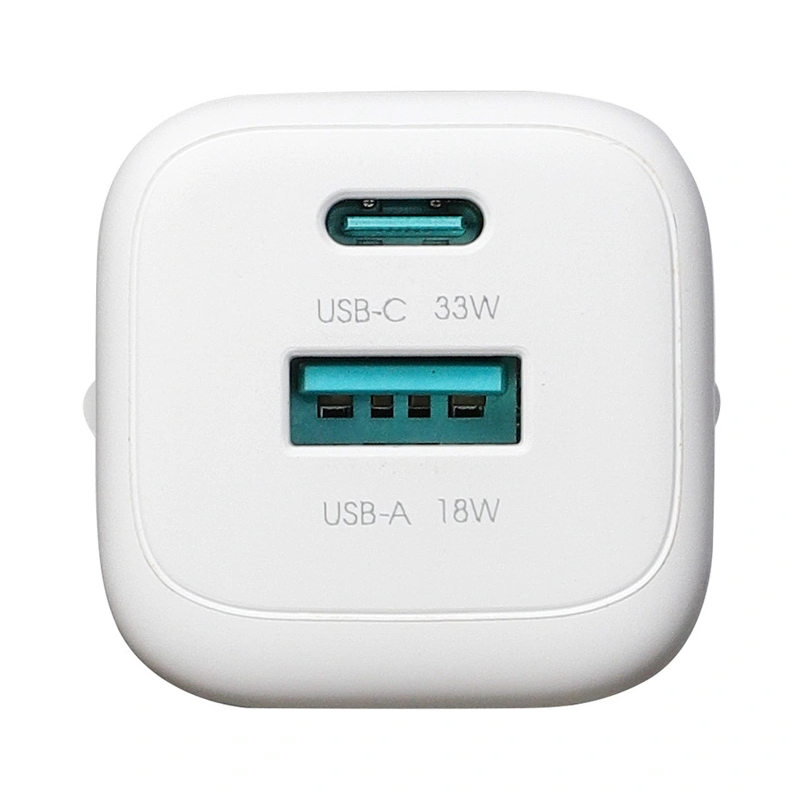 Sieťová nabíjačka s káblom Lightning Joyroom JR-TG7, 33W, 3A, 1 x USB-A - 1 x USB-C, Biela