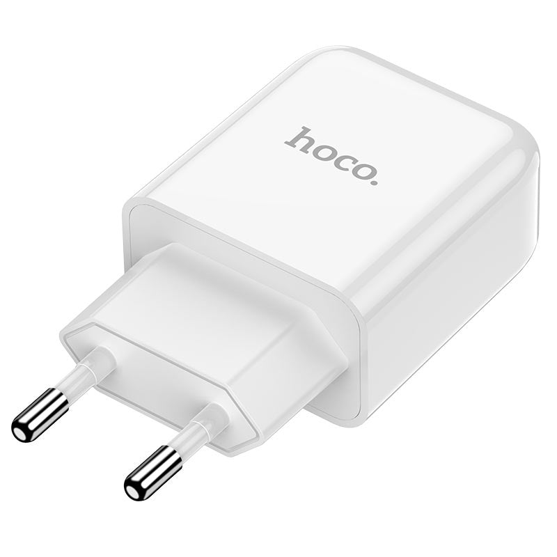Sieťová nabíjačka s káblom Lightning HOCO N2, 10W, 2A, 1 x USB-A, Biela