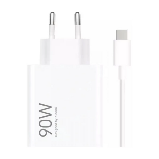 Sieťová nabíjačka s káblom USB-C Xiaomi, 90W, 6.1A, 1 x USB-A, Biela