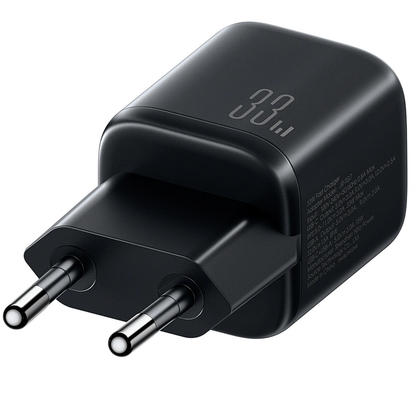Sieťová nabíjačka s USB-C káblom Joyroom JR-TG7, 33W, 3A, 1 x USB-A - 1 x USB-C, čierna
