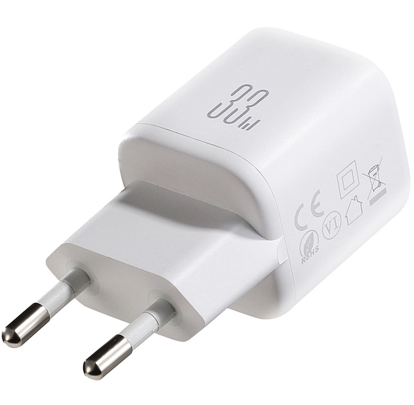 Sieťová nabíjačka s káblom Lightning Joyroom JR-TG7, 33W, 3A, 1 x USB-A - 1 x USB-C, Biela