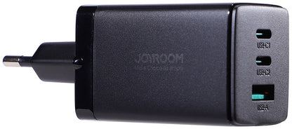 Sieťová nabíjačka s káblom USB-C Joyroom TCG01, 65W, 3.25A, 1 x USB-A - 2 x USB-C, Čierna