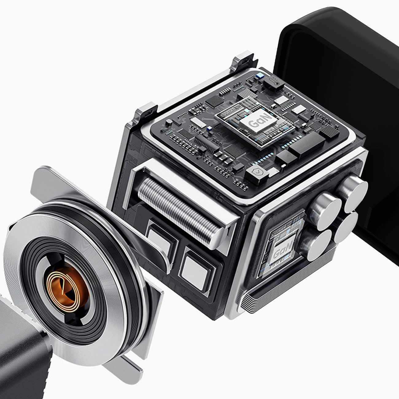 Sieťová nabíjačka s káblom USB-C Dudao A67EU, 67W, 3.35A, 1 x USB-A - 1 x USB-C, čierna