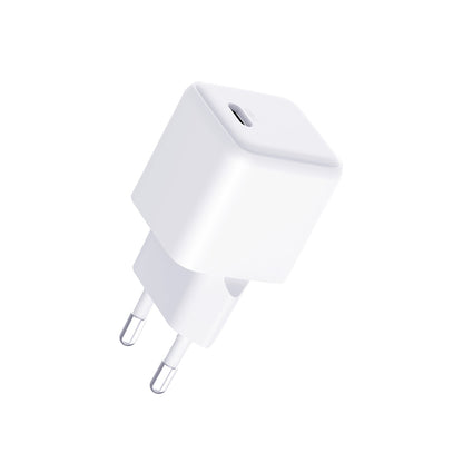 Network Charger with USB-C Cable 3MK Hyper, 25W, 3A, 1 x USB-C, White