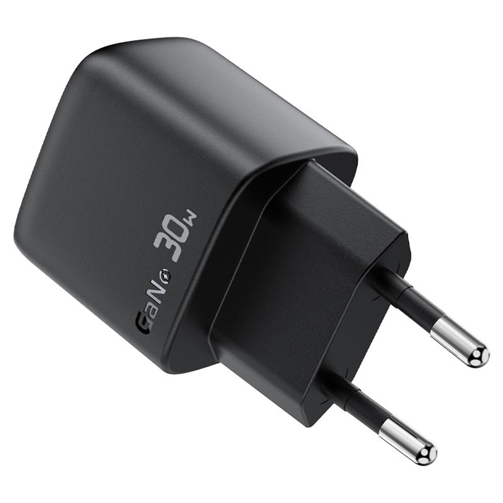 Sieťová nabíjačka s káblom USB-C Acefast A115 Display, 30W, 3A, 1 x USB-C, Čierna
