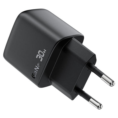 Sieťová nabíjačka s káblom USB-C Acefast A115 Display, 30W, 3A, 1 x USB-C, Čierna