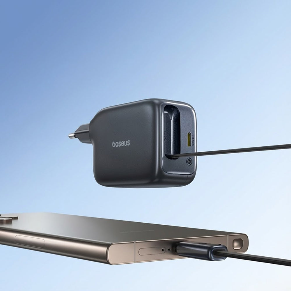 Sieťová nabíjačka s káblom USB-C Baseus EnerCore CJ11, 45W, 3A, 1 x USB-C, čierna Z0004800