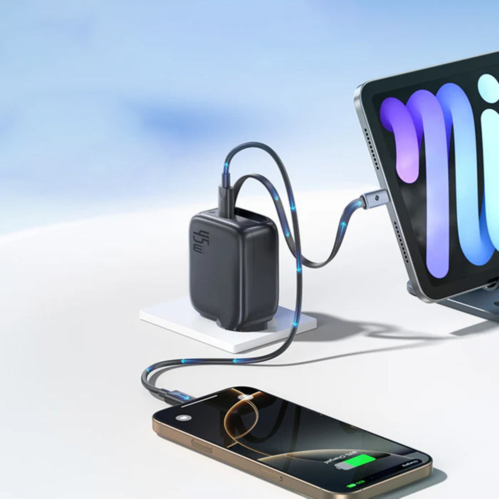 Sieťová nabíjačka s káblom USB-C Baseus EnerCore CJ11, 45W, 3A, 1 x USB-C, čierna Z0004800