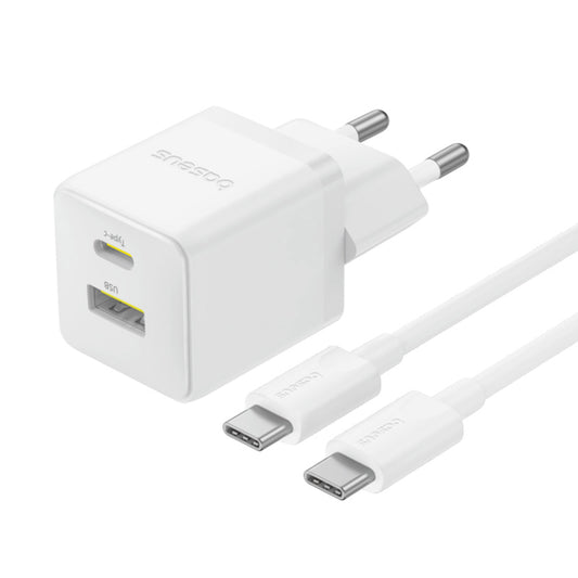 Sieťová nabíjačka s USB-C káblom Baseus Palm, 30W, 3A, 1 x USB-A - 1 x USB-C, Biela P1011160A213-01