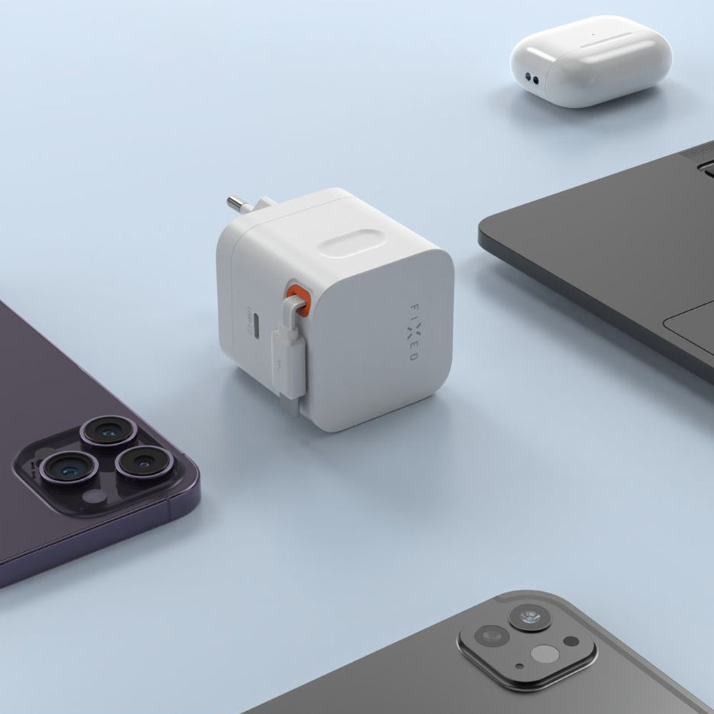 Fixed Network Charger with USB-C Cable, 65W, 3.25A, 1 x USB-C, Black