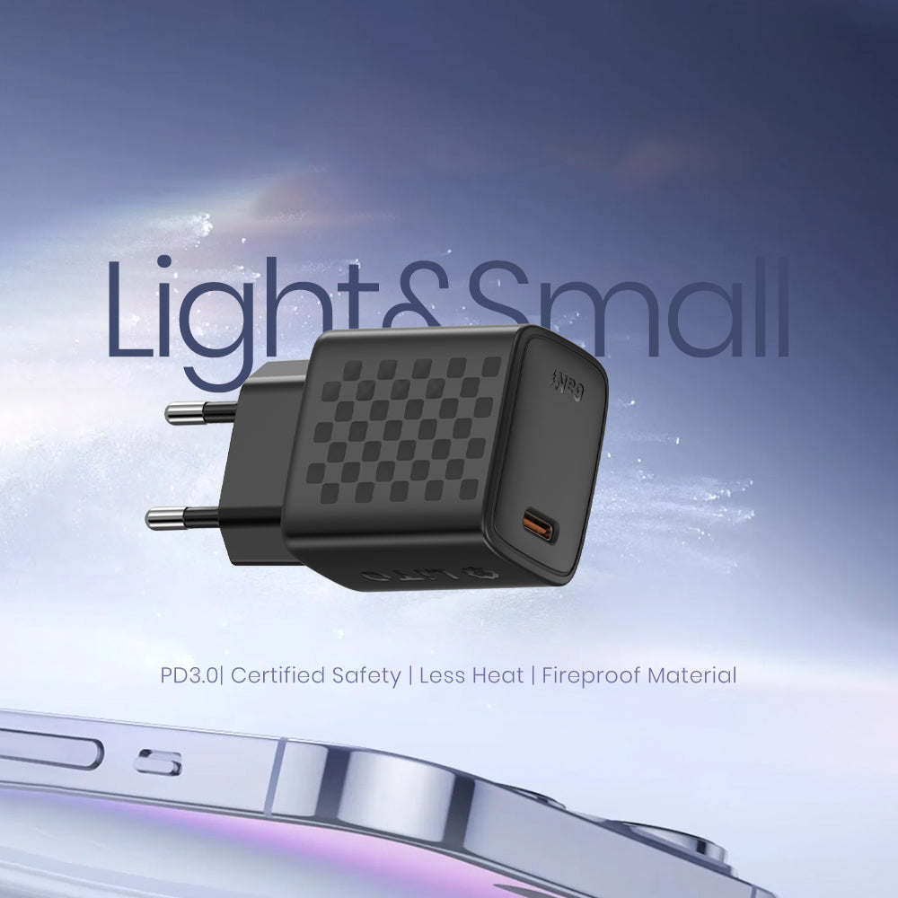 Sieťová nabíjačka s káblom USB-C Lito LC17T, 30W, 3A, 1 x USB-C, čierna