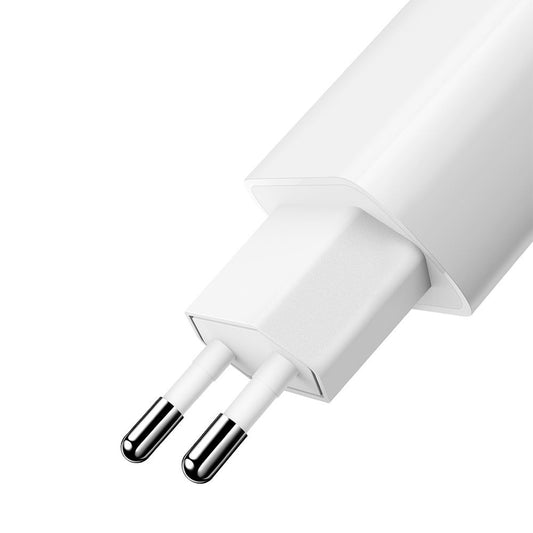 McDodo CH-6721 Network Charger with USB-C Cable Offer, 12W, 2.4A, 2 x USB-A, White