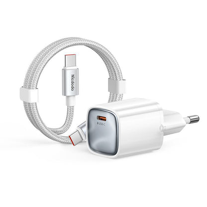 Sieťová nabíjačka s USB-C káblom Mcdodo Nano CH-4432, 45W, 3A, 1 x USB-C, biela
