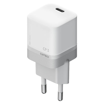 Sieťová nabíjačka Cuktech, 40W, 3A, 1 x USB-C, biela CKAC301SEUWH
