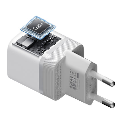Sieťová nabíjačka Cuktech, 40W, 3A, 1 x USB-C, biela CKAC301SEUWH