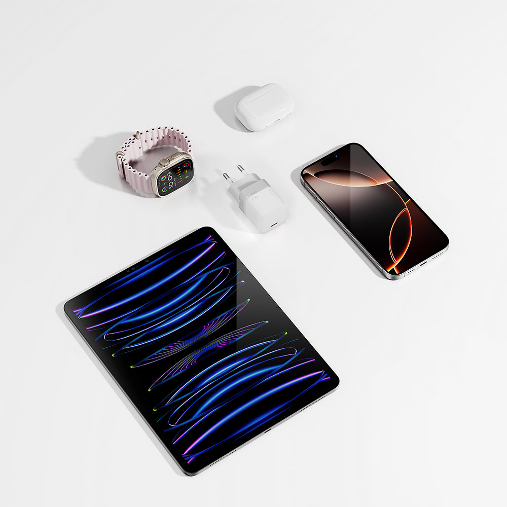 Sieťová nabíjačka Cuktech, 40W, 3A, 1 x USB-C, biela CKAC301SEUWH
