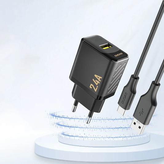 Sieťová nabíjačka Dudao A23, 12W, 2.4A, 1 x USB-A, čierna
