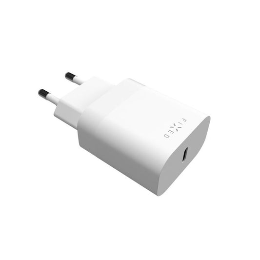 Sieťová nabíjačka Fixed, 20W, 3A, 1 x USB-C, Biela