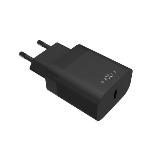 Sieťová nabíjačka Fixed, 20W, 3A, 1 x USB-C, Čierna