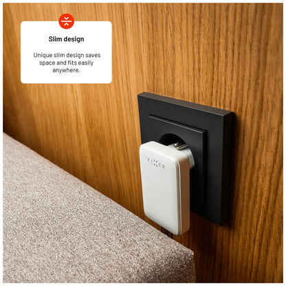 Sieťová nabíjačka Fixed, 30W, 3A, 1 x USB-C, Biela