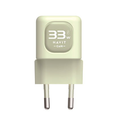 Sieťová nabíjačka HAVIT UC230, 33W, 3A, 1 x USB-A - 1 x USB-C, Zelená