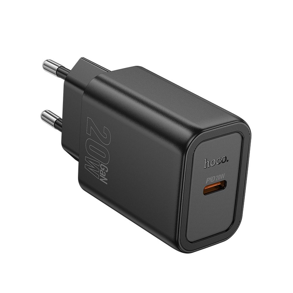 Sieťová nabíjačka HOCO N60, 20W, 3A, 1 x USB-C, Čierna