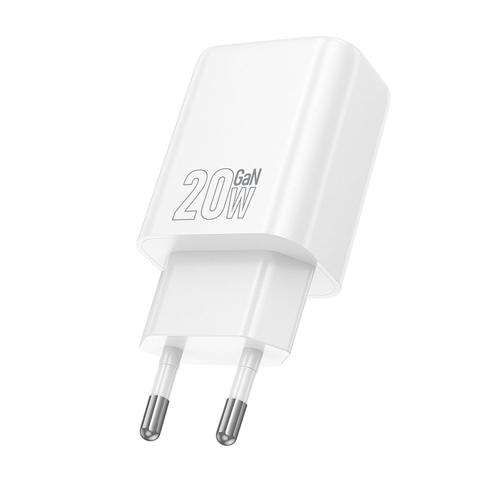 Sieťová nabíjačka HOCO N60, 20W, 3A, 1 x USB-C, Biela