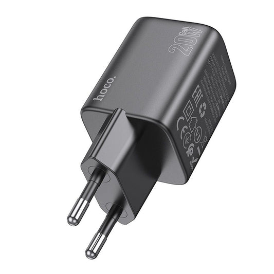 Sieťová nabíjačka HOCO N40, 20W, 3A, 1 x USB-C, Čierna