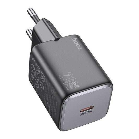Sieťová nabíjačka HOCO N40, 20W, 3A, 1 x USB-C, Čierna