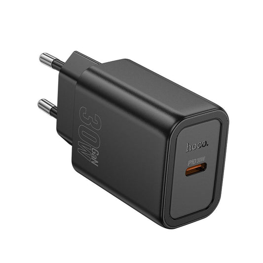 Sieťová nabíjačka HOCO N62, 30W, 3A, 1 x USB-C, Čierna