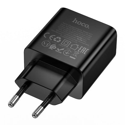 Sieťová nabíjačka HOCO N77, 45W, 3A, 1 x USB-C, čierna