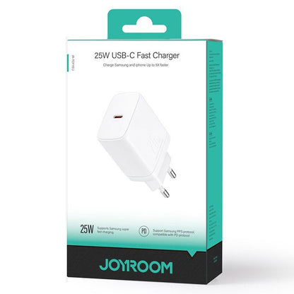 Sieťová nabíjačka Joyroom JR-TCF11, 25 W, 3A, 1 x USB-C, biela 