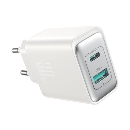Sieťová nabíjačka Joyroom JR-TCF15, 30W, 5A, 1 x USB-A - 1 x USB-C, Biela