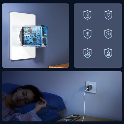Sieťová nabíjačka Joyroom JR-TCF20, 20W, 3A, 1 x USB-C, Čierna