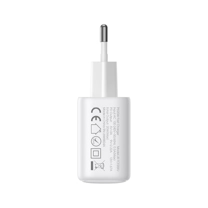 Sieťová nabíjačka Joyroom JR-TCF20, 20W, 3A, 1 x USB-C, Biela