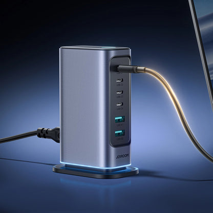 Nabíjačka Stanica Joyroom JR-TCM02, 65W, 3.25A, 2 x USB-A - 4 x USB-C, Sivá