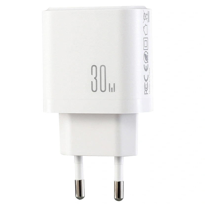 Sieťová nabíjačka Joyroom JR-TG6, 30W, 3A, 1 x Lightning - 1 x USB-A - 1 x USB-C, biela