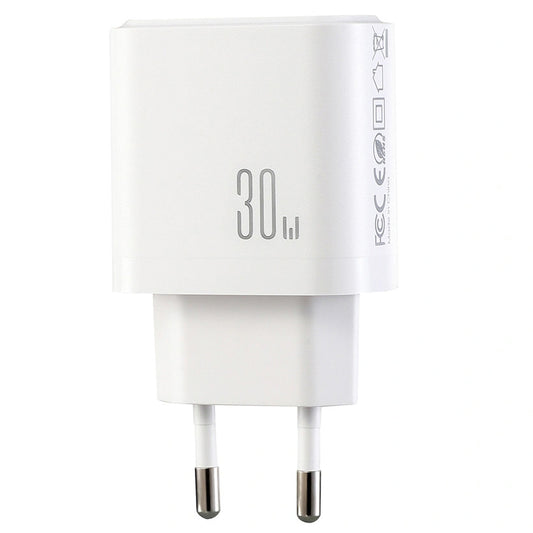 Sieťová nabíjačka Joyroom JR-TG6, 30W, 3A, 1 x Lightning - 1 x USB-A - 1 x USB-C, biela