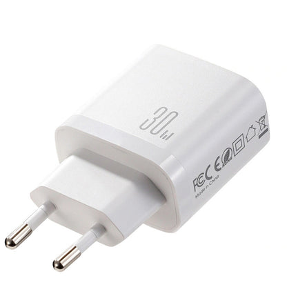 Sieťová nabíjačka Joyroom JR-TG6, 30W, 3A, 1 x Lightning - 1 x USB-A - 1 x USB-C, biela