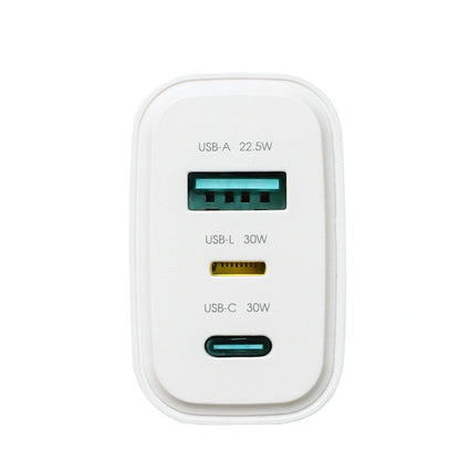 Sieťová nabíjačka Joyroom JR-TG6, 30W, 3A, 1 x Lightning - 1 x USB-A - 1 x USB-C, biela