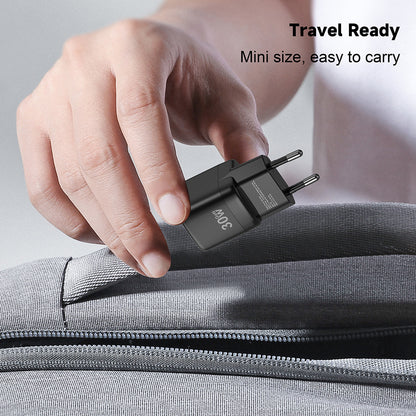 Lito LC11 Network Charger, 30W, 3A, 1 x USB-C, Black