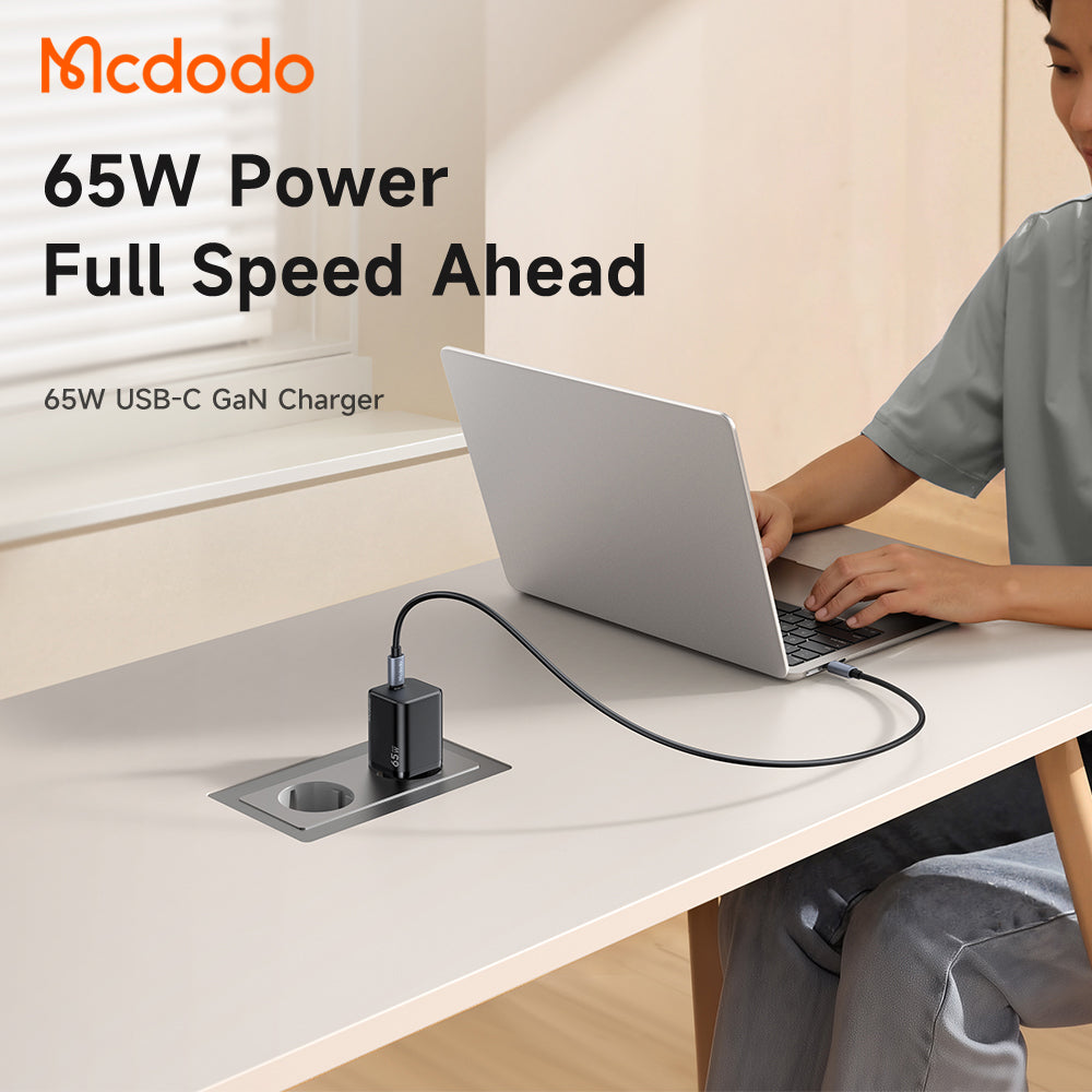 Sieťová nabíjačka McDodo CH-0850 Ultimate Mini, 65W, 3,25A, 1 x USB-C, čierna